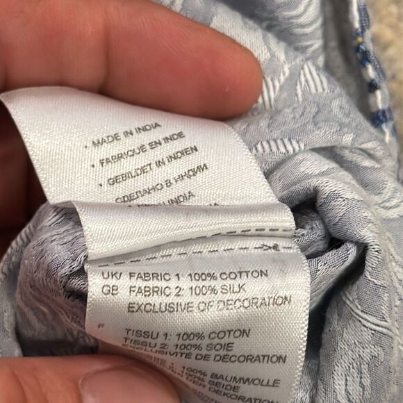 robert graham long sleeve shirt 3XLB flower print all over in EUC flip cuffs - Picture 8 of 12